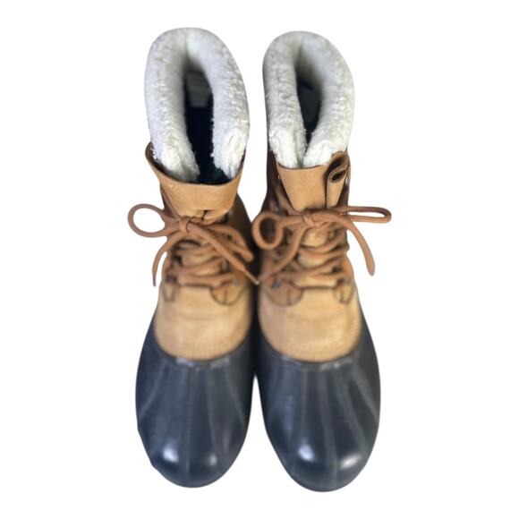 Sorel Men’s Caribou Waterproof Tan Leather Winter Boots Size-10 - Picture 9 of 9